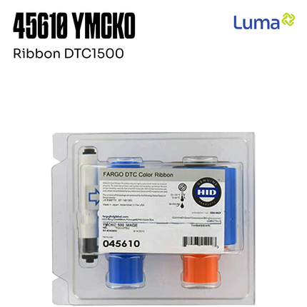Ribbon ID Card Printer Fargo DTC1500 YMCKO 45610