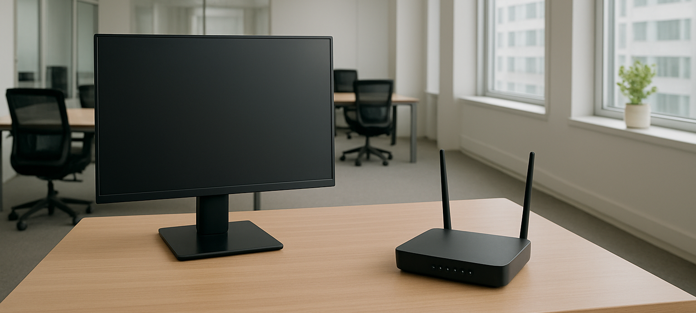 Monitor + Router: Duet Perangkat yang Wajib Ada di Kantor Kamu