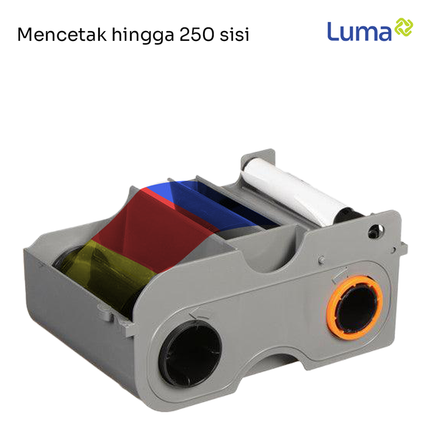 Ribbon ID Card Printer Fargo DTC1250 Color YMCKO 45500