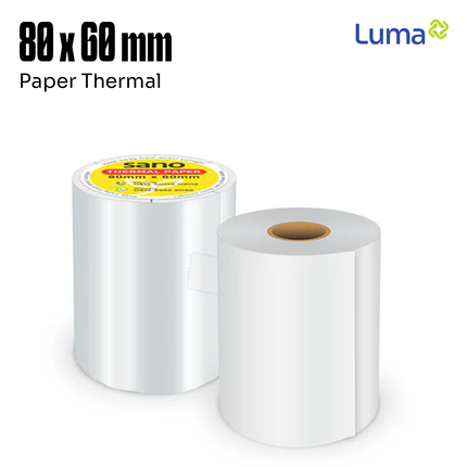 Kertas Struk Kasir Thermal Sano 80x60mm