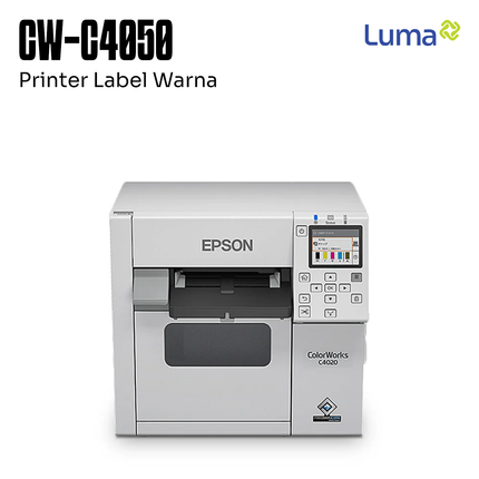 Printer Label Sticker Barcode Epson ColorWorks CW-C4050 Inkjet Color