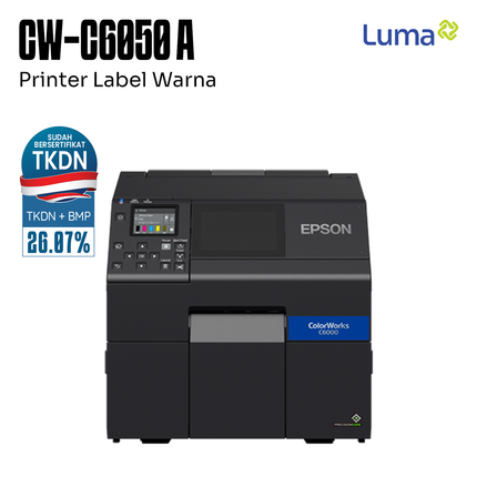 Printer Label Sticker Barcode Epson ColorWorks C6050A Inkjet Color