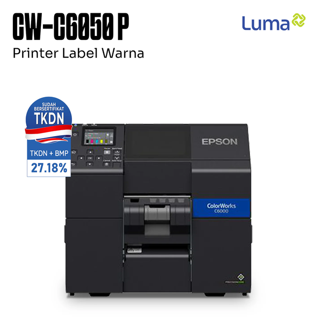 Printer Label Sticker Barcode Epson ColorWorks C6050P Inkjet Color