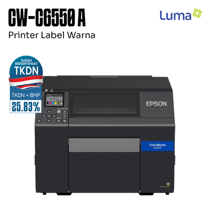 Printer Label Sticker Barcode Epson ColorWorks CW-C6550A Inkjet Color