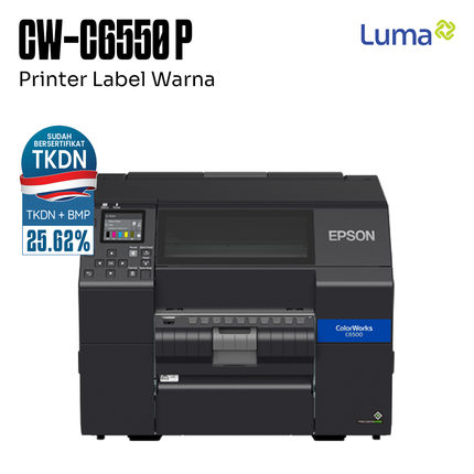 Printer Label Sticker Barcode Epson ColorWorks CW-C6550P Inkjet Color