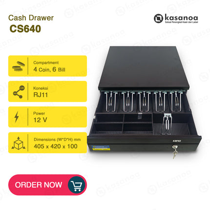 Laci Kasir Cash Drawer Sano CS640