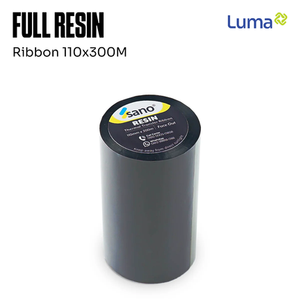 Barcode Ribbon Sano 110x300 Full Resin