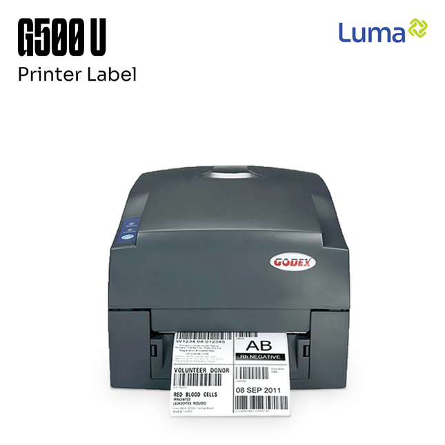 Printer Label Sticker Barcode Godex G500 USB