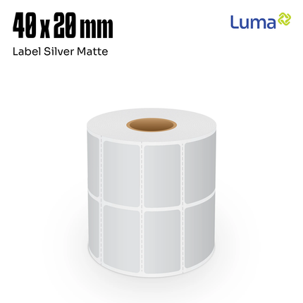 Label Sticker Barcode Sano Silvermat 40×20