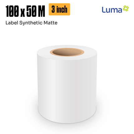 Label Sticker Inkjet Colour Matt Synthetic Sano 100x50M, 3 inch Continuous