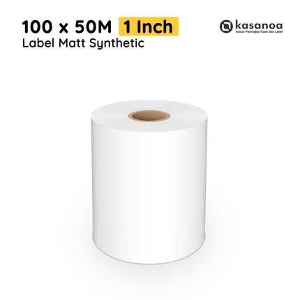 Label Sticker Inkjet Colour Matt Synthetic Sano 100x50M, 1.5 inch Continuous