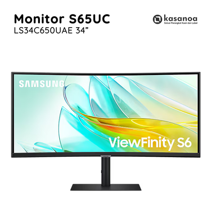 Monitor Samsung ViewFinity Curved S65UC 34inch, LS34C650UAE