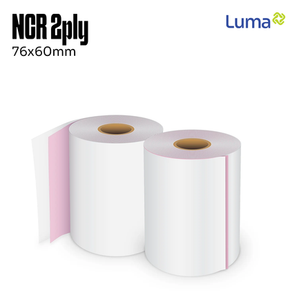 Kertas Struk Kasir NCR Sano 76x60mm, 2 ply