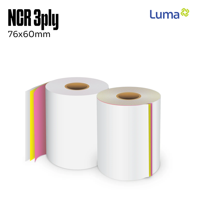 Kertas Struk Kasir NCR Sano 76x60mm, 3 ply