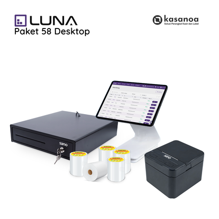 Paket Kasir Lengkap Desktop 58 - Luna POS