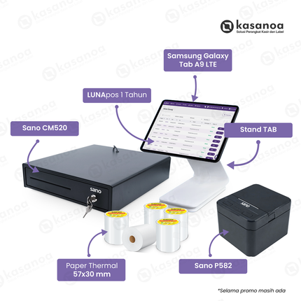 Paket Kasir Lengkap Desktop 58 - Luna POS