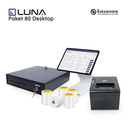 Paket Kasir Lengkap Desktop 80 - Luna POS