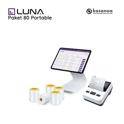 Paket Kasir Lengkap Portable 80 - Luna POS