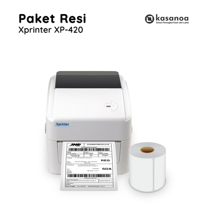 Paket Printer Label Resi Desktop Xprinter XP-240