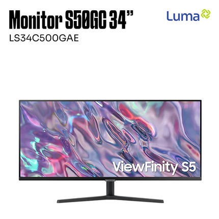 Monitor Samsung ViewFinity Flat S50GC 34inch, LS34C500GAE