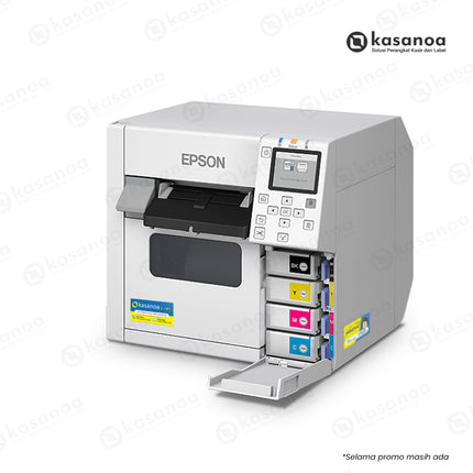 Paket Epson SJIC46P (C, M, Y, K) Ink Cartridge +Maintenance Box