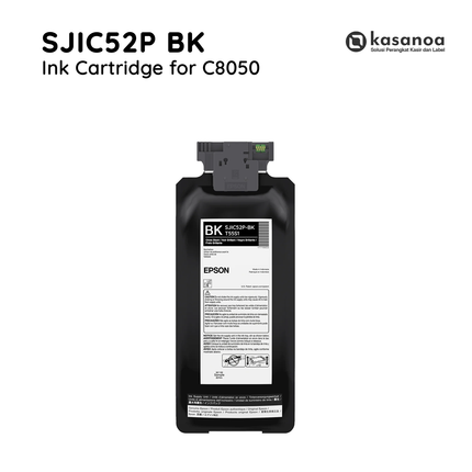 Epson SJIC52P (BK) Glossy Black Ink Cartridge, C13T55S100