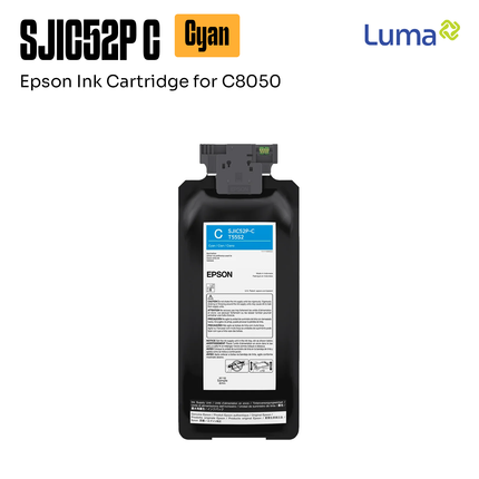 Epson SJIC52P (C) Cyan Ink Cartridge, C13T55S200