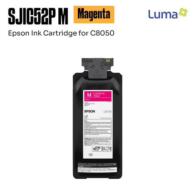 Epson SJIC52P (M) Magenta Ink Cartridge, C13T55S300