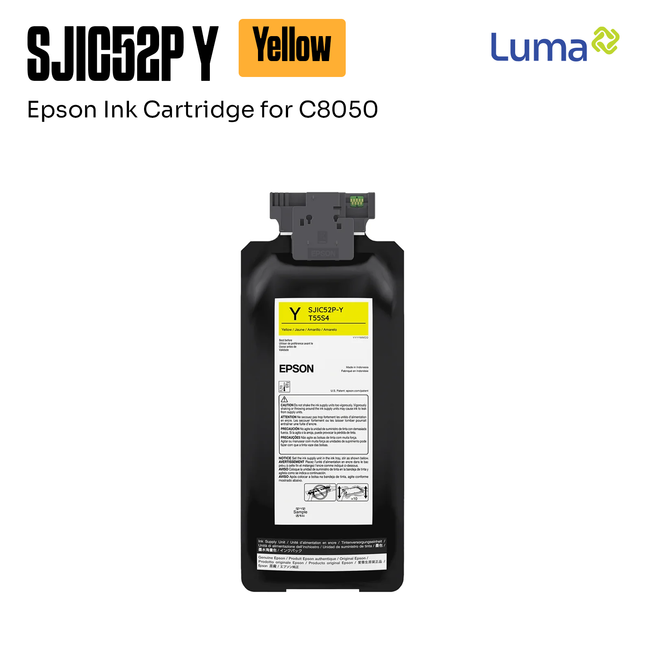 Epson SJIC52P (Y) Yellow Ink Cartridge, C13T55S400