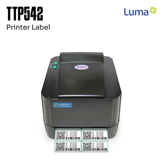 Printer Label Sticker Barcode TSC TTP 542 USB, RS232
