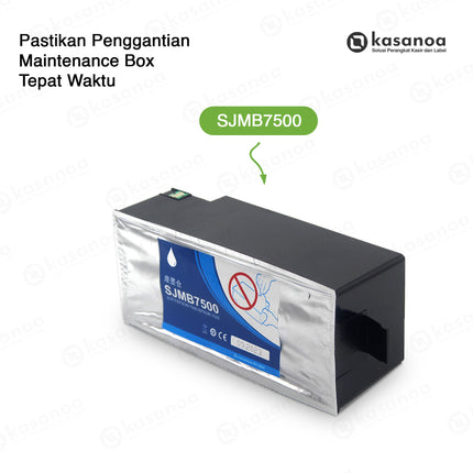 Paket Epson SJIC31P (C, M, Y, K) Ink Cartridge + Maintenance Box